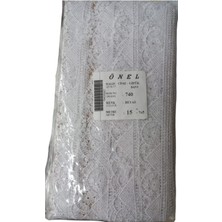 Urfakent Dantel Polyester Güpür Bant Beyaz 15 Metre En 5 cm ON-740-B
