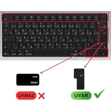 MacBook Klavye Koruyucu Silikon Koruma Filmi, Arapça Baskı Ters L Enter Uyumlu, Yıkanabilir Sıvı Toz Önleme,türkçe Q,air 13-15 Inç M4-M3-M2-Pro 14-16 Inç M5 A3434,A2681,A2941,A2442 Siyah