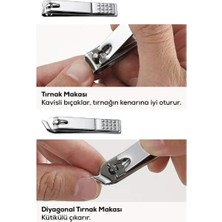 ForWhat Büro Ev Ofis Kişisel Tırnak Bakımı Için 2parça Uzman Tırnak Makası Seti