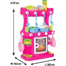Urfakent 03 335 Hamarat Ayaklı Mutfak Seti Pembe -Nessiworld Oyuncak