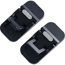 Tablet-Laptop-Klavye Standı, Bilgisayar Klavyesi Yükseltici Standı, 2 Adet, Siyah, Plastik,