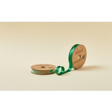 Urfakent Biye Saten Katlı 093 Koyu Yeşil 2 cm 25 Metre %100 Polyester