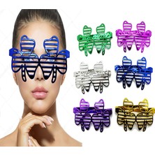 Urfakent Metalize Extra Parlak Yaprak Panjur Parti Gözlüğü 6 Renk 6 Adet