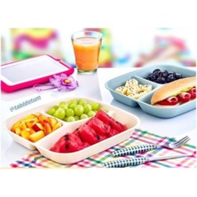 3 Bölmeli Kahvaltı Tabağı Tabldot