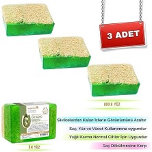Kabak Lifli Çay Ağacı Sabunu 120 gr x 3 Adet Tüm Cilt Tipleri Için Sivilce ve Siyah Nokta Karşıtı