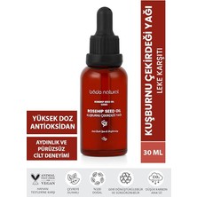 Natural Kuşburnu Çekirdeği Yağı Soğuk SIKIM%100 Saf 30 ml Yaşlanma ve Leke Karşıtı Aydınlatıcı