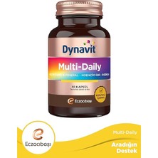 Multidaily 30 Kapsül - Multivitamin&enerji - 13 Vitamin, 7 Mineral, Koenzim Q10, Rhodiola Ekstresi (Multi-Daily) Complex