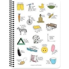 Ayko A5 Spiralli Akademik Ajanda - Gözüm Yükseklerde