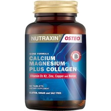 Bone Formula Calcium Magnesium + Collagen – 90 Tablet: Tip I Kolajen, Kalsiyum, D Vitamini, Magnezyum, Çinko & Bakır Içeren Kemik Destek Takviyesi