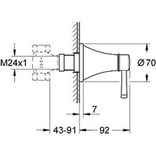 Ayko Stop Valf Grandera Krom – 29420000
