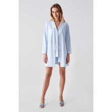 Freshness 324 Kadın 4'lü Sabahlıklı Şorlu Pijama Takımı