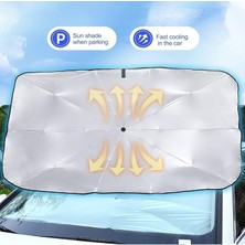 Ön Cam Güneşliği Yüksek Kaliteli Araba Şemsiyesi Güneşlik Uv Blok Araba Ön Camı Tam Kapak ve Katlanabilir Güneşlik Çoğu Araç Için