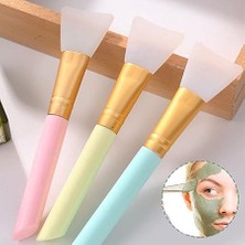 2li Silikon Temizlemesi Kolay Kullanılabilen Yüz Cilt Bakımı Maske ve Krem Spatulası