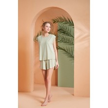 Pjs 27029 Kadın Şort Takım