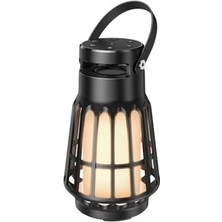 Ayko . Fun Kamp Işıklı Bluetooth Kablosuz Taşınabilir 10W Hoparlör, Bt V5.3