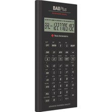 Instruments Ba Iı Plus Professional Finansal Hesap Makinesi LCD Ekran ile Uzun Ömürlü Kullanım Sunar