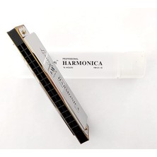Mızıka 16 Delik Profesyonel Harmonica Kutulu
