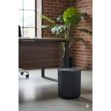 Ny Home 4,5 Lt Yuvarlak Çöp Kovası, Banyo, Mutfak Çöp Kutusu Antrasit