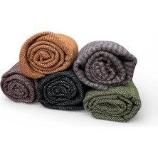 Özyün Üst Kalite Yumuşacık Tek Kişilik yün Battaniye-Wool Blanket-Tamemen Doğal-%100yün