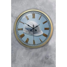 Kasva Concept 40 cm Eskitme Metal Inşaat Duvar Saati