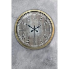 Kasva Concept 40 cm Eskitme Metal The Wall Duvar Saati