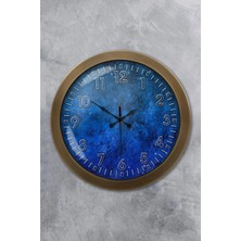 Kasva Concept Hediyelik 36 cm Eskitme Metal Class Duvar Saati