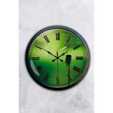 Kasva Concept 40 cm Siyah Metal Özel Tasarım Duvar Saati