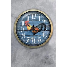 Kasva Concept 40 cm Eskitme Metal Horos Duvar Saati