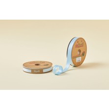 Urfakent Biye Saten Katlı 004 Mavi 2 cm 25 Metre %100 Polyester