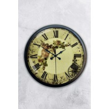 Kasva Concept 40 cm Siyah Metal Modern Tasarım Duvar Saati