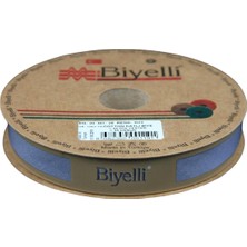 Urfakent Biye Koton Katlı D23 Koyu Gri 2 cm 25 Metre %65 Koton %35 Polyester