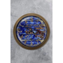 Kasva Concept Hediyelik 36 cm Eskitme Metal Antik Duvar Saati