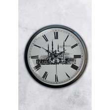 Kasva Concept Hediyelik 40 cm Siyah Metal Cami Duvar Saati