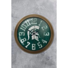 Kasva Concept Hediyelik 36 cm Eskitme Metal Bizans Duvar Saati