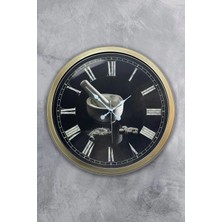 Kasva Concept 40 cm Eskitme Metal Mutfak Duvar Saati