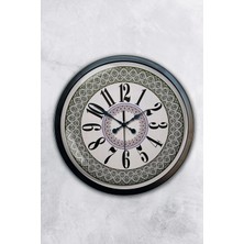 Kasva Concept 40 cm Siyah Metal Nazar Ayeti Duvar Saati