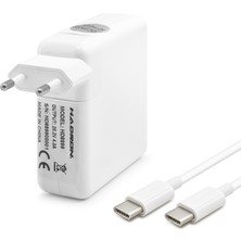 Nuvigo 20.2V 4.3A 87W Laptop Adaptörü - Type-C - Apple Asus Dell Uyumlu - Beyaz HD8899