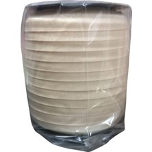 Urfakent Çamaşır Lastiği Düz 1 cm  75 Metre 1 Top Krem