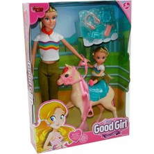 Urfakent WG-115162 Kutulu 29CM Atlı Kızı ve Anne Bebek - Vardem Oyuncak