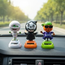 Poebgo Family's Güneş Enerjili Solar Sallanan Cadılar Bayramı Modelleri