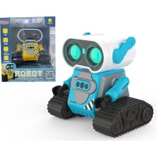 Urfakent S-023 4568 Mavi-Sarı Uk Ff Şarjlı 2 4g Robot Araba