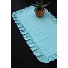 Ayzen Home Fırfırlı Runner Fırfır Dahil Ölçüsü 40CM x 120 cm