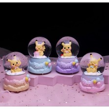 Poebgo Family's Pokemon Işıklı Kar Küresi 7 cm