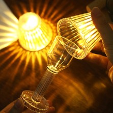 Oktay Sesal 2 Özellikli Mini Abajur LED Işıklı Abajur Özel Gün Hediyeleri Masa Lambası Gece Lambası