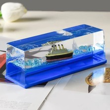 Bucuks®  Batmayan Gemi Hediyelik Dekoratif Ev ve Ofis Hediyesi Özel Aşk Gemisi
