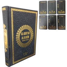 Mabelme Store Hafız Boy Termo Deri Al Quran Al Karim Almanca Kuran Siyah