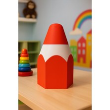 3D Futuristic 20 cm Dev Kalem Şeklinde Kalemlik