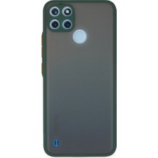 Eco Port Realme C21Y Kılıf Montreal Silikon Kapak - Yeşil