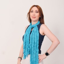 Mystic Shawl Lüks %100 Pamuk Bürümcük Şal (65X175 Cm)
