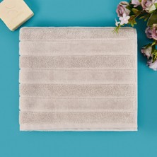 Matmel Soft Kadife Ayak Havlusu - Ekru - 50X70 cm